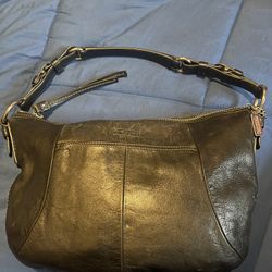 COACH Leather Shoulder Bag