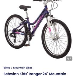 Schwinn Kids' Ranger 24" Mountain Bike - Purple