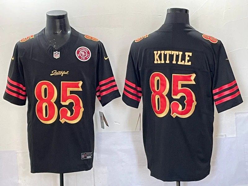 Newest arrival 2025 Adult San Francisco 49ers George Kittle No.85 Football Jerseys