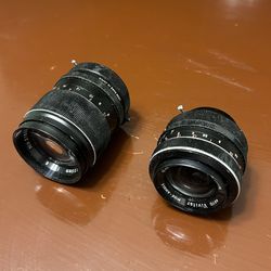 2 Vivitar Camera Lenses