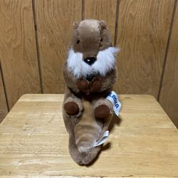 Kipmik Alaska Sea Otter Plush Stuffed Animal Toy Realistic Fur Anchorage 11”