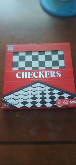 NEW KIDS CHECKERS BOARD GAME. $5 PICK UP ONLY