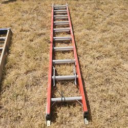 Used Louisville 20ft metal ladder