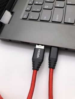 9 Pin USB Type-c to Usb-a Male 3.1 Gen2 Cable 3 Feet Reotek Red Color