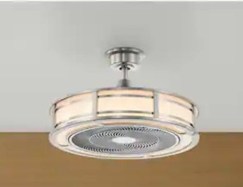 Luxury Brette III Ceiling Fan LED In Nickel