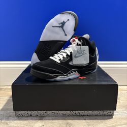 Jordan 5 “Black Metallic Reimagined” Size 9M  