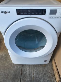 Whirlpool Front Load Dryer White, used.