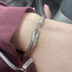 18k Plated Crystal Bracelet 