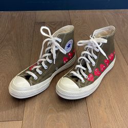 Like New Comme Des Garçons Play X Converse Size 8