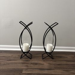 Black Candle Holders / Stands