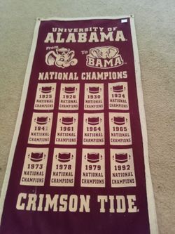 BAMA Championship banner 