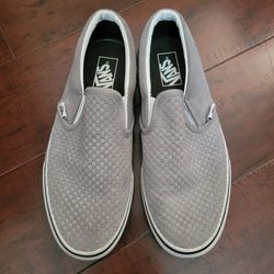 Grey Suede Slip-on VANS 8.5/10 