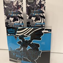 Pokémon Black Bolt Bundle – ETB + 2 Booster Bundles (Sealed)