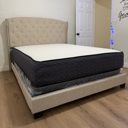 New Queen bed and Mattress 