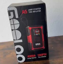 GOOLOO A5 Jump Starter & Tire Inflator – 4000A / 160 PSI