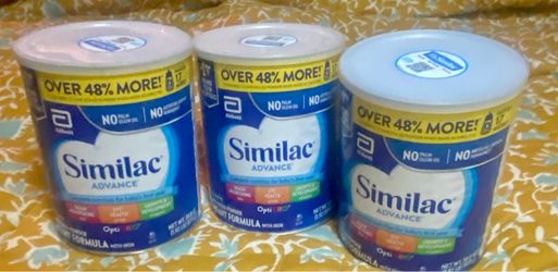 Baby formula Similac Advance Optigrow with iron Expires 9/1/2028