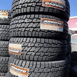 LT245/75/16 ARROYO AT 4 New Tires 