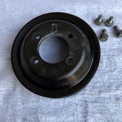 BMW E46 water pump pulley