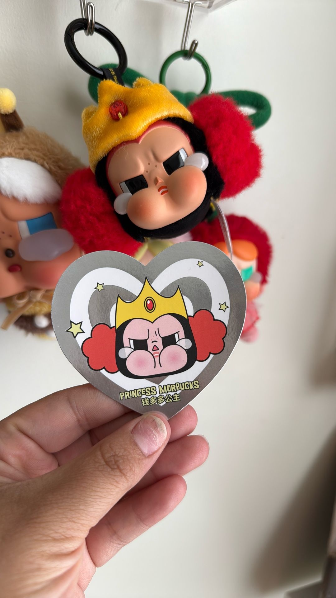 Crybaby X Powerpuff Girls Vinyl Face Plush Pendent - Secret Princess Morbucks