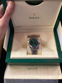 Rolex datejust 41 green