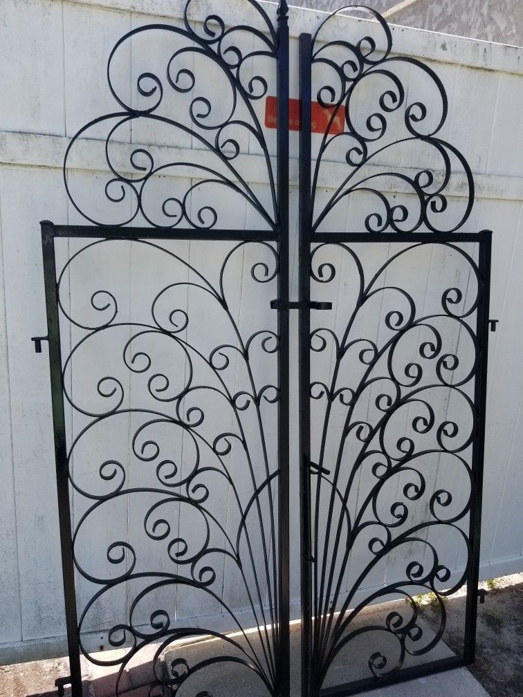 Rought iron gate
