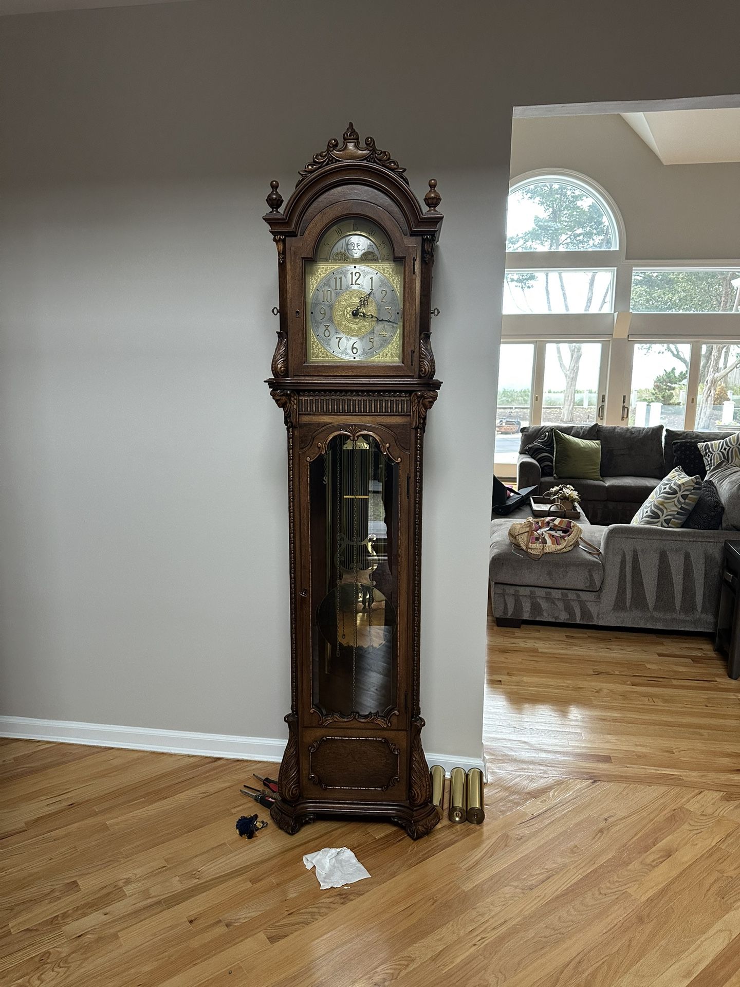 Colonial Of Zeeland Grandfather Clock !!!