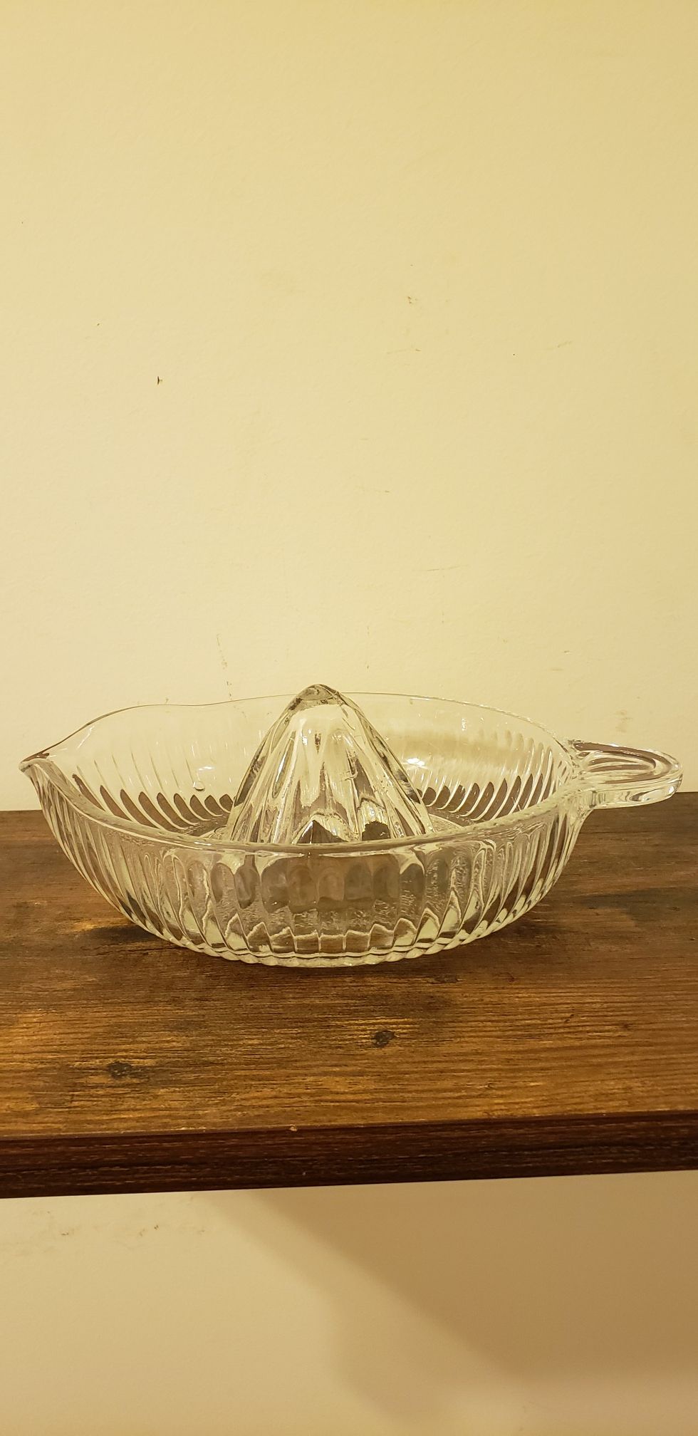 Vintage Depression Glass Juicer