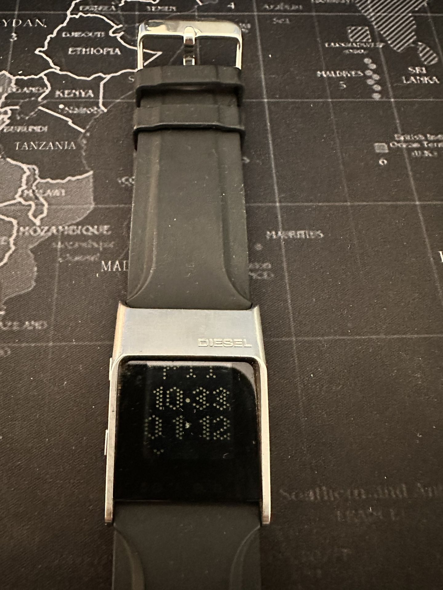 Diesel Dz-9005 Digital Stainless Steel Watch
