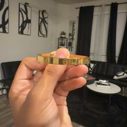 Cartier golden cuff