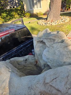 Fiber glass water fall