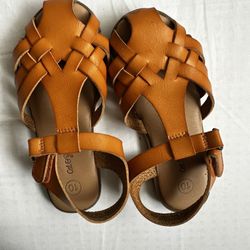 Brown Summer Girls Sandals
