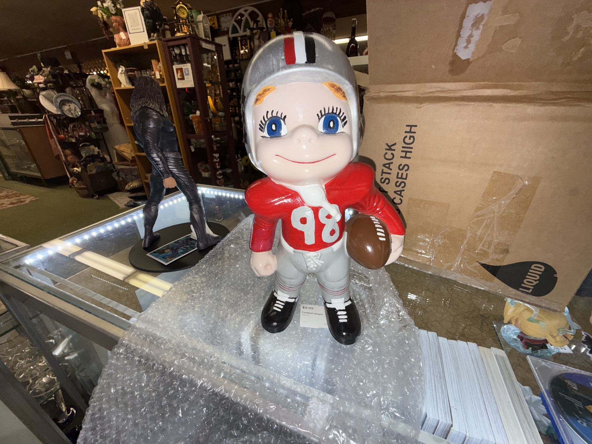 Ceramic Football Player