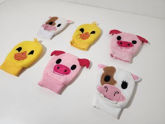 Excellerations Happy Hands Farm Puppets - Set of 6