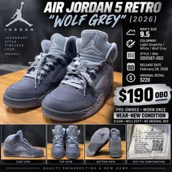 Air Jordan retro various shoes sizes  9.5-10