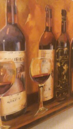 Wine wall decor 24x24