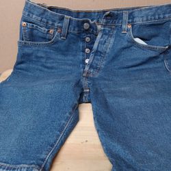 Levi Jean Shorts Sz 31 Waist
