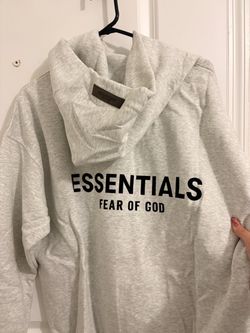 Fear of God Essentials Hoodie Light Heather Grey