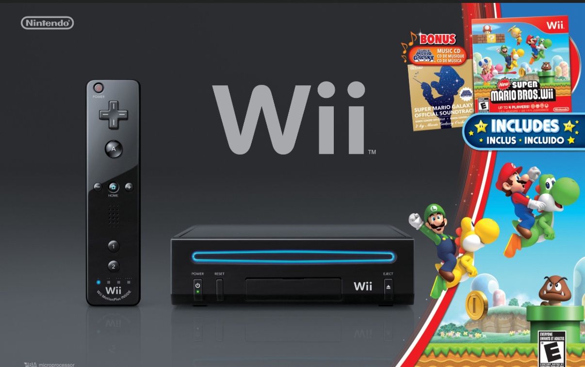 Wii Game Consol With Games