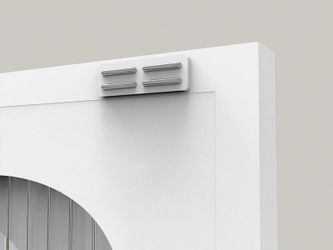 71'' 2 Shapely Doors Cabinet, Metal Storage Cabinet with Doors and Adjustable Shelves, for Bedroom, Living Room, Kitchen(White)