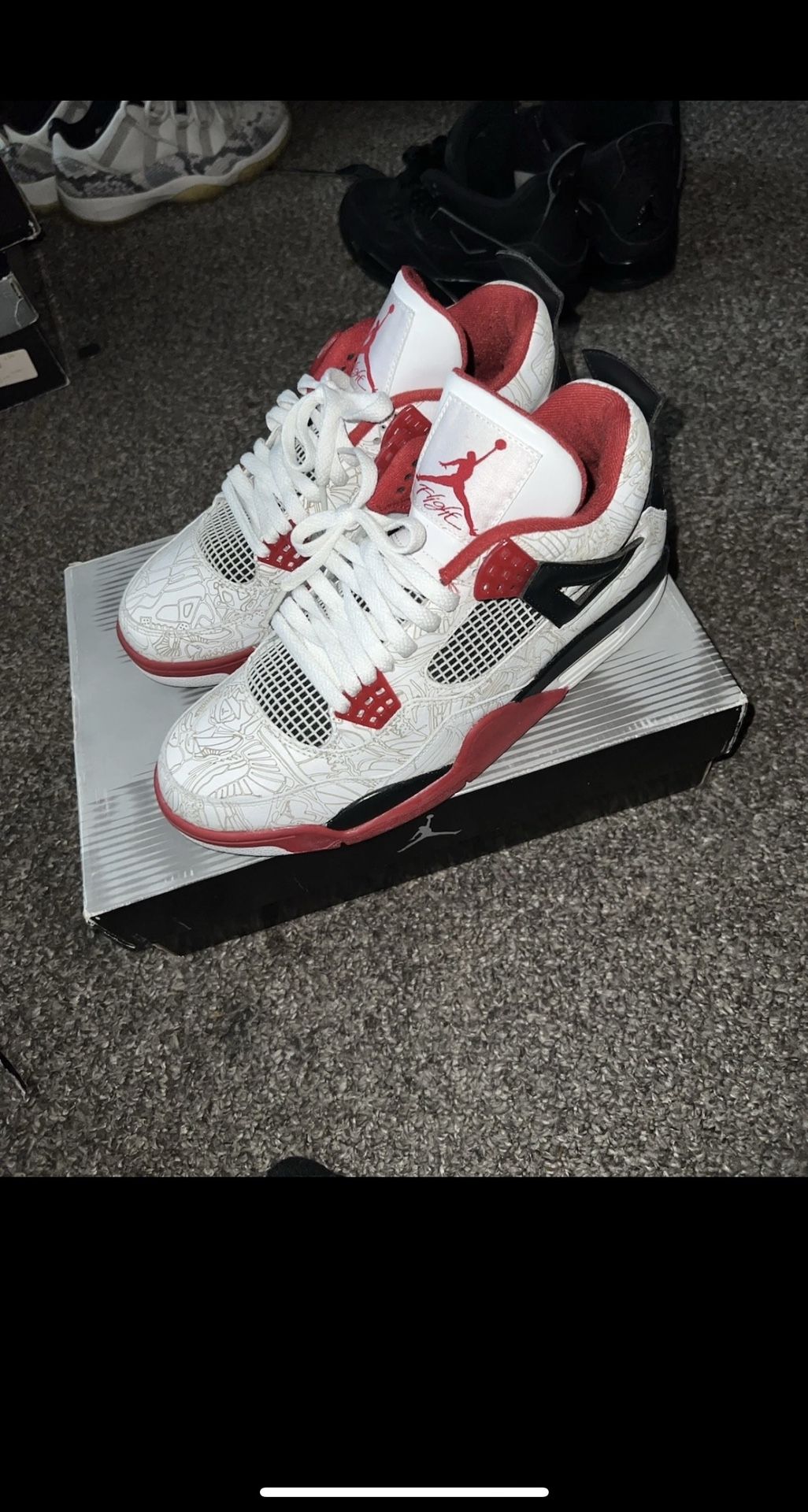 Jordan 4 Laser 2005 Sole Swapped