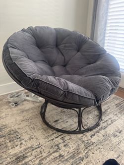 Gray Papasan Chair