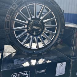 METAL FX OFFROAD ROGUE 5x127 Size 20x9 ET -6mm SATIN BLACK/CONTRACT CUT