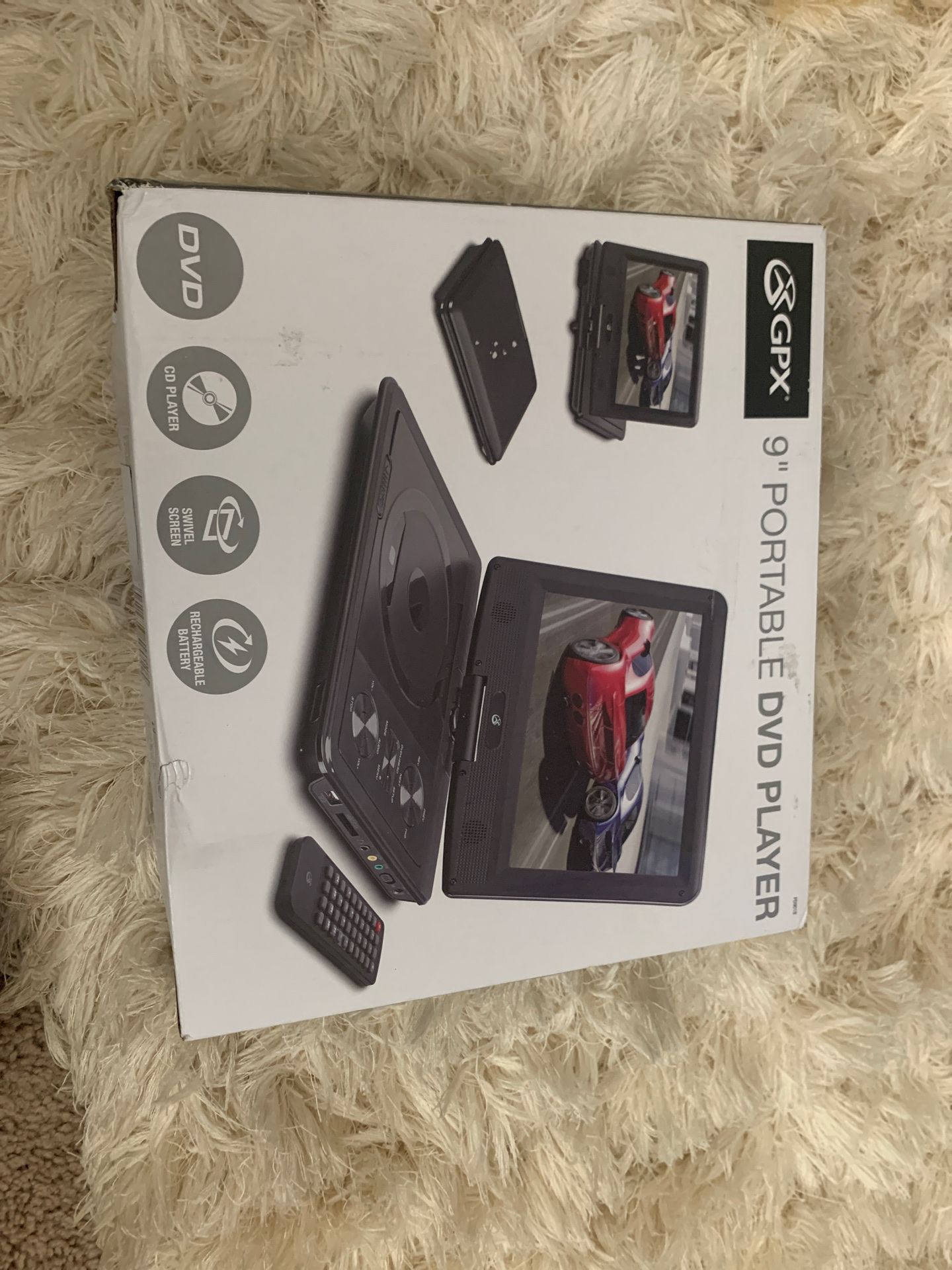 GPX 9 Portable DVD player