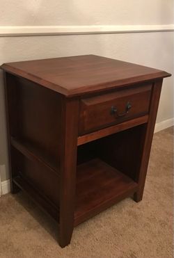 Wooden nightstand
