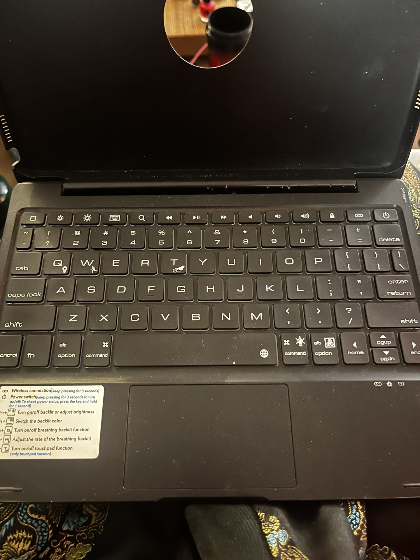 Wireless Keyboard Tablet Cover