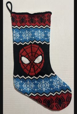 Christmas 🎄  Marvel Spider-Man  Knitted Stocking