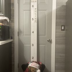 Ruler Growth Chart Wood