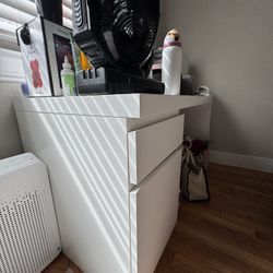 Ikea Malm White Desk