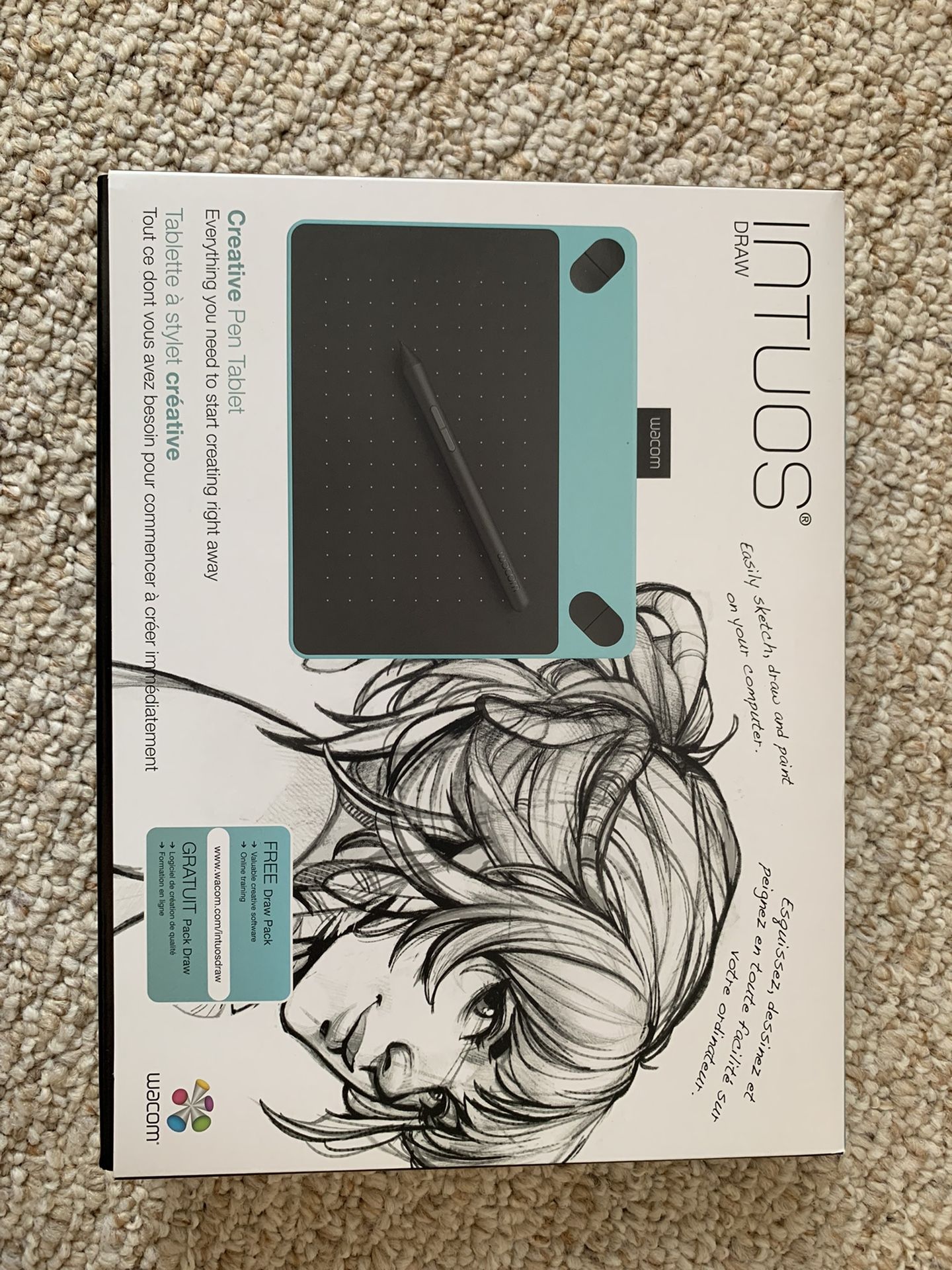 Wacom Intuos Graphics Drawing Tablet for Mac, PC, Chromebook & Android