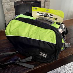 New! Dogs Outward Hound XL Quick Release Backpack. Retail $40. Size XL: 25-41" 70-90lbs. Brand new never used! Removable pack takes weight off the dog